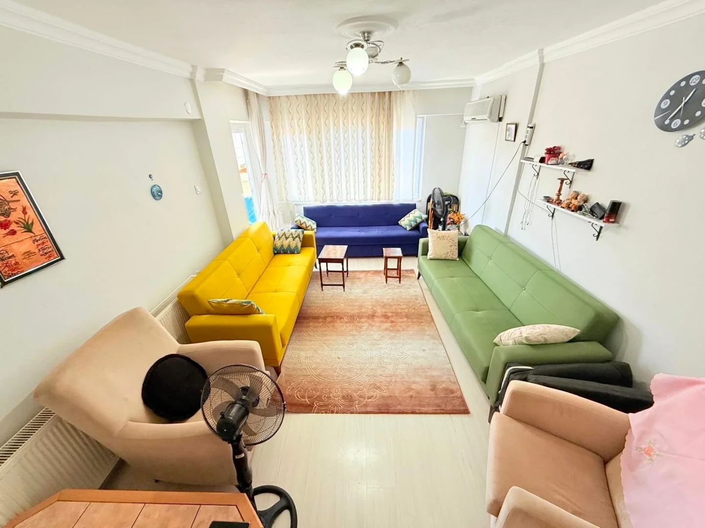 ▓YÜKSEL'DEN AKÇAY MERKEZ'DE FULL EŞYALI DENİZE 350m 2+1 DAİRE▓