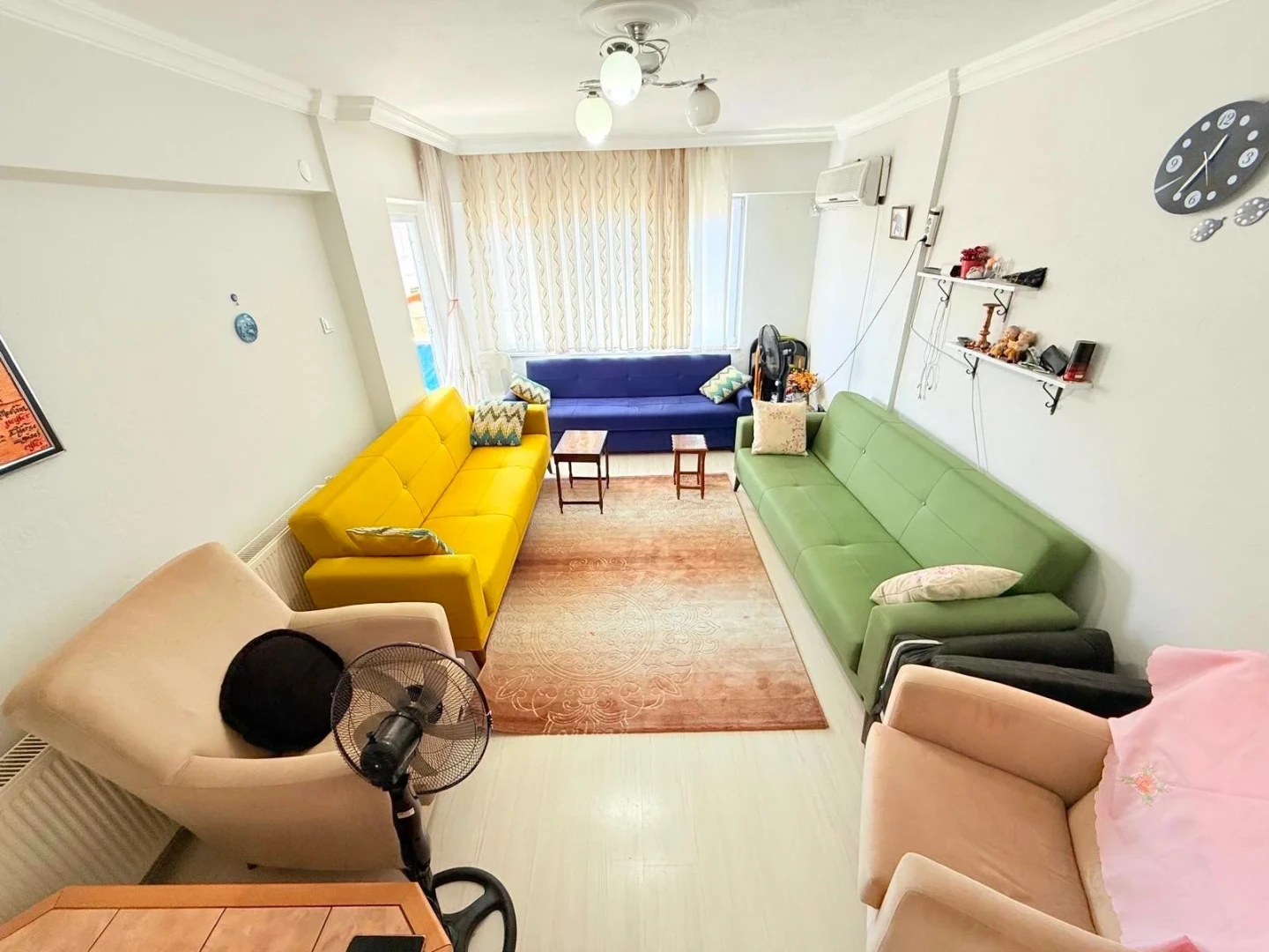 ▓YÜKSEL'DEN AKÇAY MERKEZ'DE FULL EŞYALI DENİZE 350m 2+1 DAİRE▓