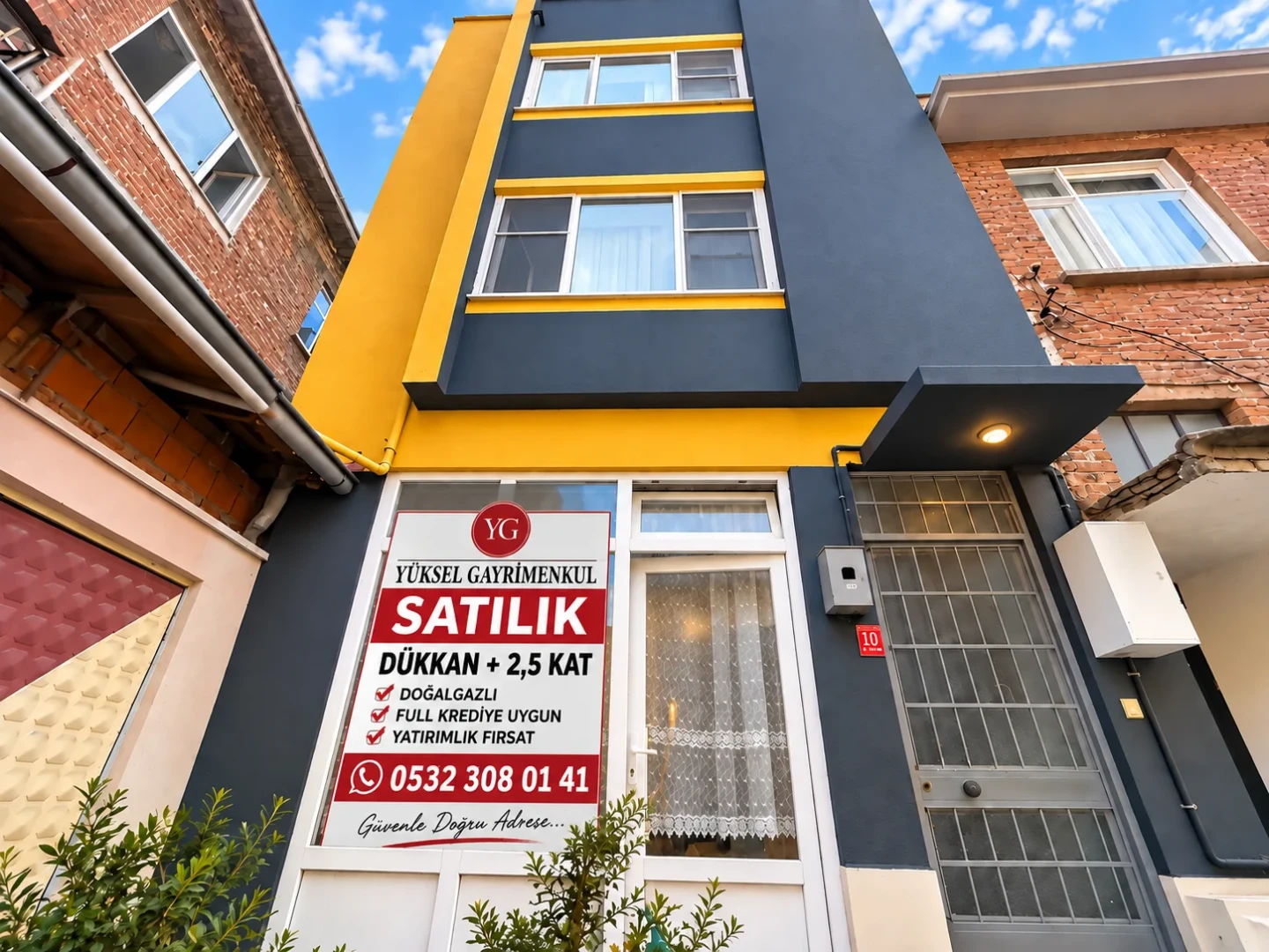 YÜKSELDEN TEK TAPUDA BÜYÜK FIRSAT! FULL KREDİLİ DÜKKAN+2,5 KAT