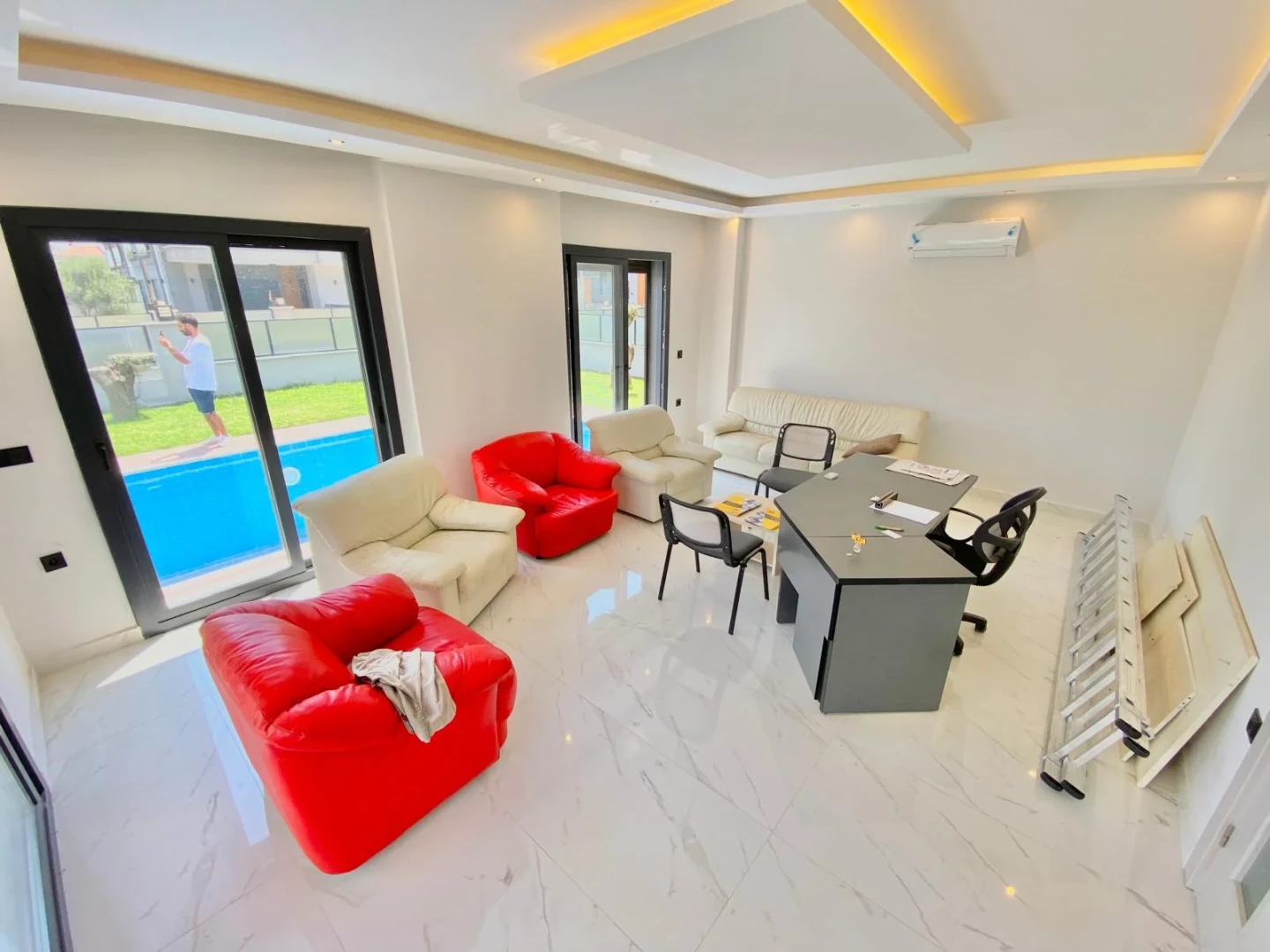 YÜKSEL'DEN HAVUZLU ULTRA LUX PROJE DE 3+1 MUHTEŞEM VİLLA