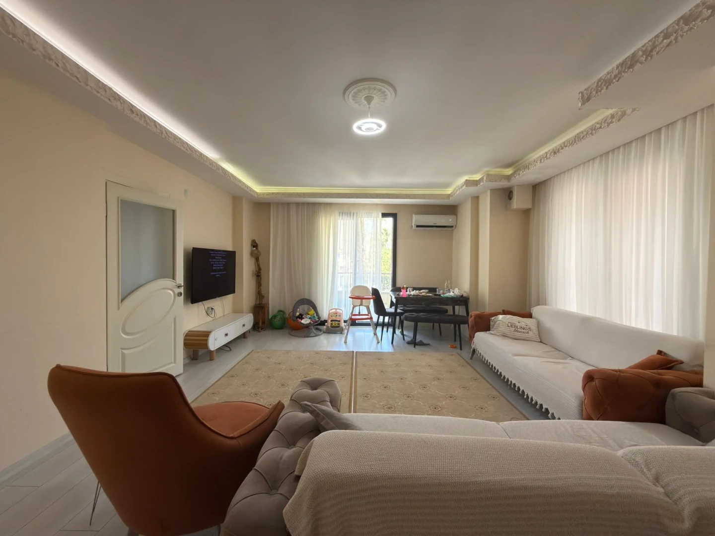 YÜKSELDEN GÜREDE ÖN CEPHE MANZARALI SATILIK 3+1ULTRA GENİŞ DAİRE