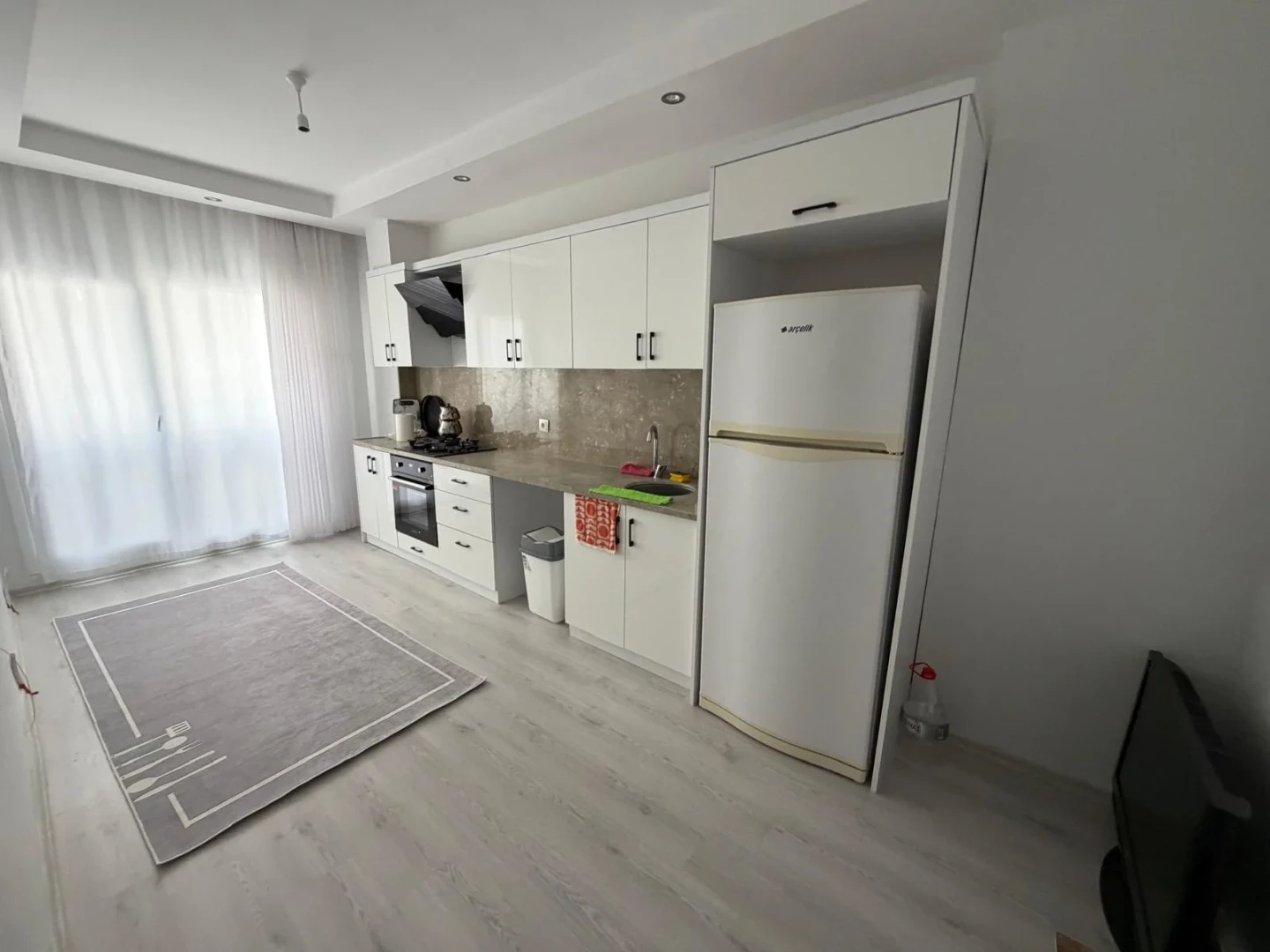 YÜKSEL'DEN SIFIR BİNADA EŞYALI 1+1 KAPALI MUTFAKLI DOĞALGAZLI SATILIK DAİRE