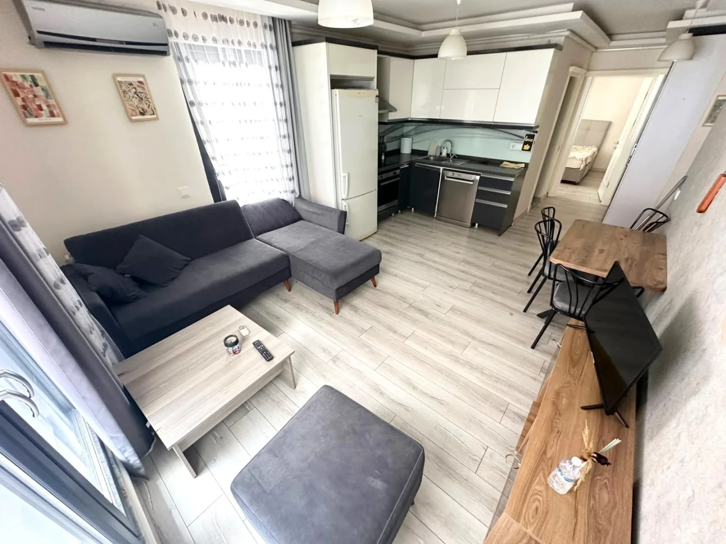 YÜKSEL'DEN ALTINKUM'DA FULL EŞYALI LUX SİTEDE HAVUZLU 1+1 DAİRE